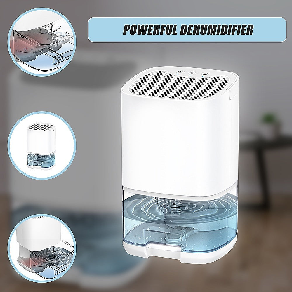 1000ML Mini Dehumidifier Portable Air Dryer Office Moisture Absorber Machine V63-840051