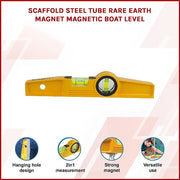 Scaffold Steel Tube Rare Earth Magnet Magnetic Boat Level For Accurate Levelling V63-840061