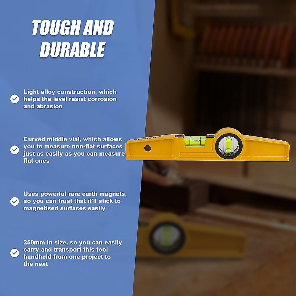 Scaffold Steel Tube Rare Earth Magnet Magnetic Boat Level For Accurate Levelling V63-840061