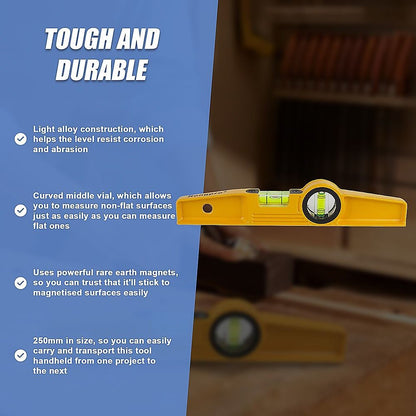 Scaffold Steel Tube Rare Earth Magnet Magnetic Boat Level For Accurate Levelling V63-840061