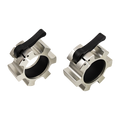 Aluminium Olympic Lock Collars Pair Barbell Clamps Clips Quick V63-840081