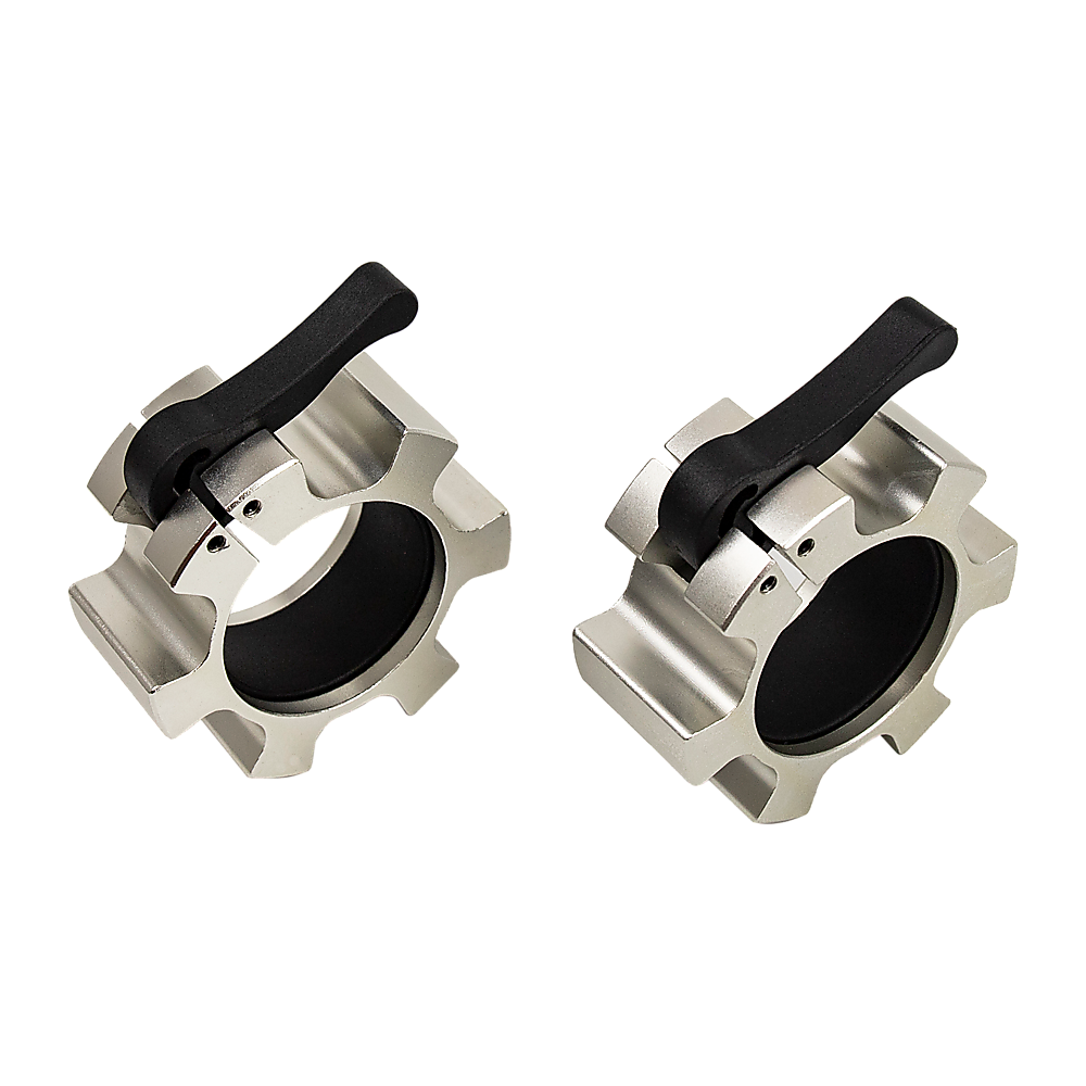 Aluminium Olympic Lock Collars Pair Barbell Clamps Clips Quick V63-840081