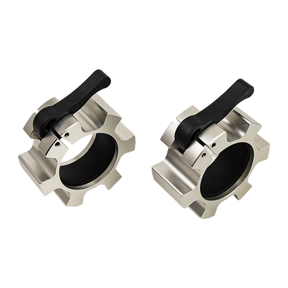 Aluminium Olympic Lock Collars Pair Barbell Clamps Clips Quick V63-840081