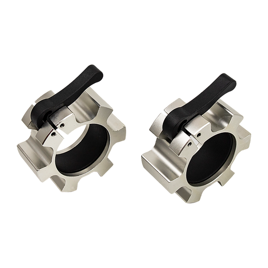 Aluminium Olympic Lock Collars Pair Barbell Clamps Clips Quick V63-840081