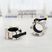 Aluminium Olympic Lock Collars Pair Barbell Clamps Clips Quick V63-840081
