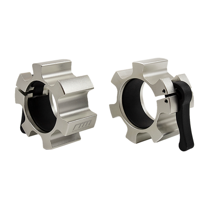 Aluminium Olympic Lock Collars Pair Barbell Clamps Clips Quick V63-840081