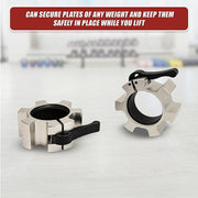 Aluminium Olympic Lock Collars Pair Barbell Clamps Clips Quick V63-840081