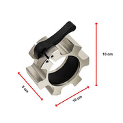 Aluminium Olympic Lock Collars Pair Barbell Clamps Clips Quick V63-840081