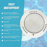 45w Swimming Pool Lights Led 12-32V Resin Filled Underwater Spa lamp V63-840131