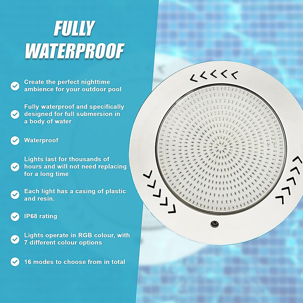 45w Swimming Pool Lights Led 12-32V Resin Filled Underwater Spa lamp V63-840131