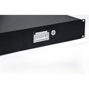 19" Rack Mount 2U Locking Drawer Pro Audio DJ Server Rack Lock Storage Cabinet V63-840141