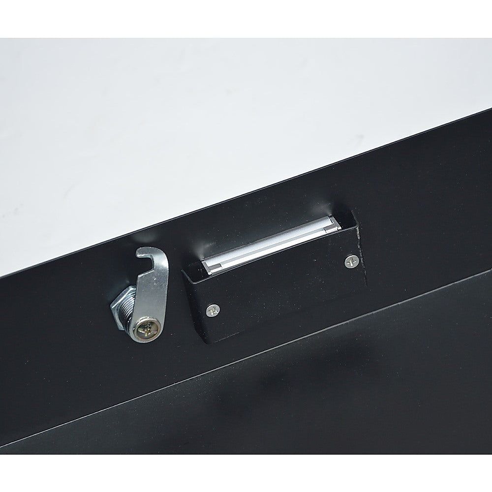 19" Rack Mount 2U Locking Drawer Pro Audio DJ Server Rack Lock Storage Cabinet V63-840141