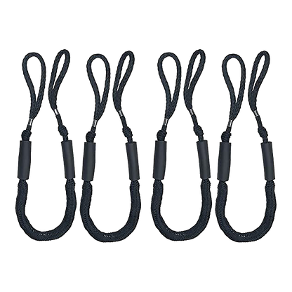 4 Pack Marine Bungee Dock Line Boat Mooring Rope Anchor Cord Stretch V63-840231