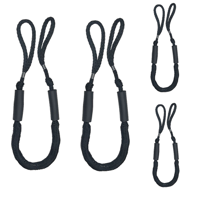 4 Pack Marine Bungee Dock Line Boat Mooring Rope Anchor Cord Stretch V63-840231