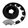 Landscape No Dig Lawn Garden Edging Kit 10m Flexible Durable Border Paver V63-840281