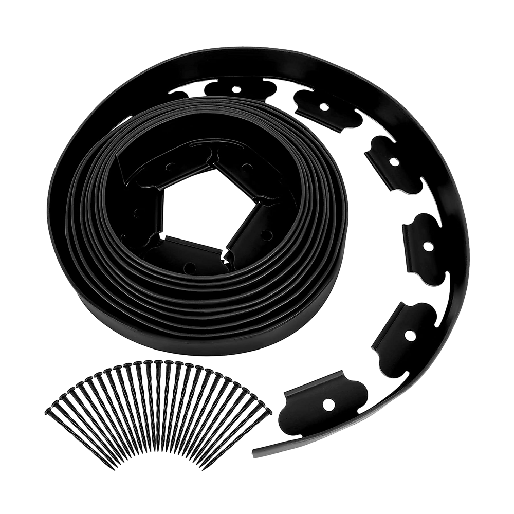 Landscape No Dig Lawn Garden Edging Kit 10m Flexible Durable Border Paver V63-840281