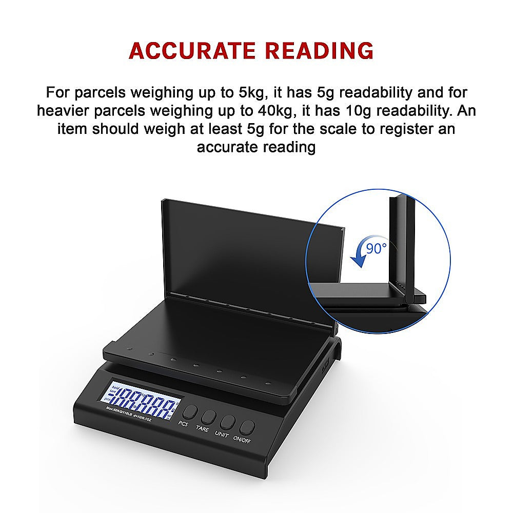 Digital Scale 40kg Letter Postal Postage Parcel Weighing Scales V63-840301