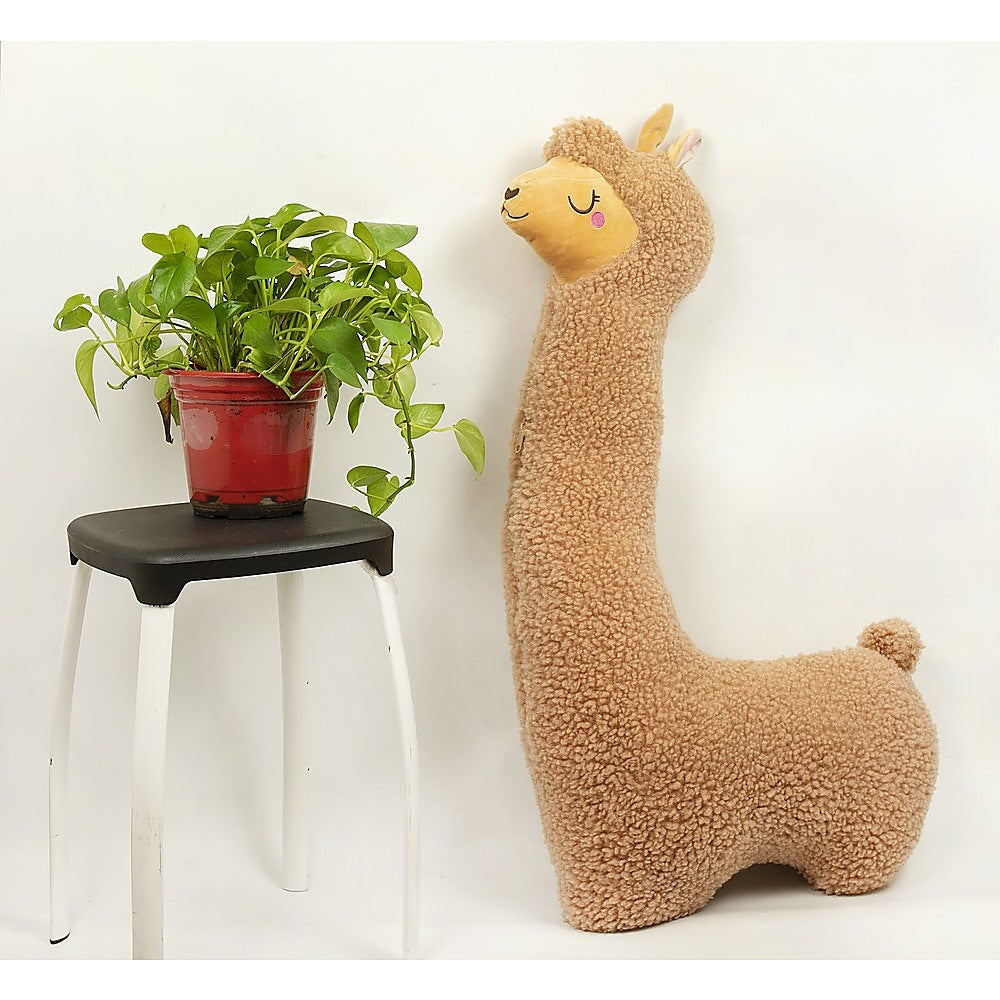 100cm Giant Alpaca Llama Plush Toy - Soft Stuffed Pillow for Kids & Gifts V63-840311