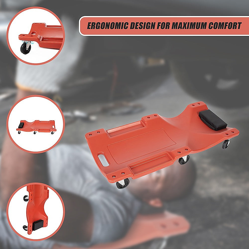 92cm Professional Rolling Mechanics Car Creeper Crawler Board Under Car Tool V63-840321
