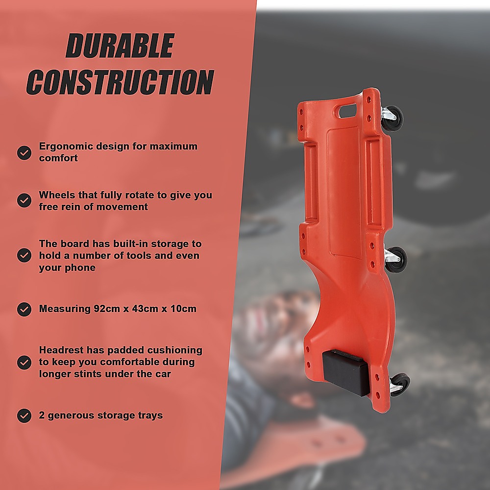 92cm Professional Rolling Mechanics Car Creeper Crawler Board Under Car Tool V63-840321