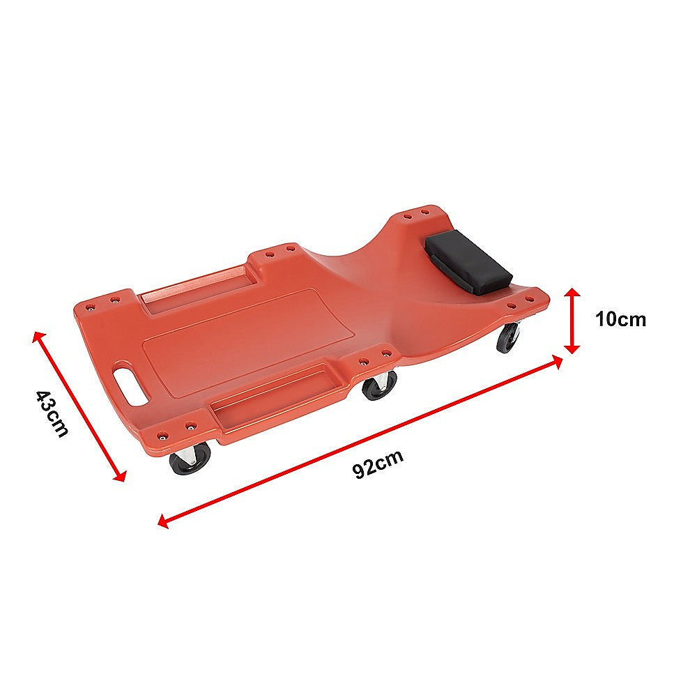 92cm Professional Rolling Mechanics Car Creeper Crawler Board Under Car Tool V63-840321