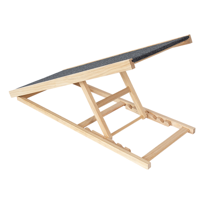 Foldable Dog Pet Ramp Adjustable Height Dogs Stairs for Bed Sofa Car 100cm V63-840351