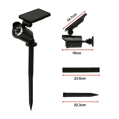 Solar LED Spotlight - Solar-powered motion-activated LED security light V63-840361