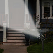 Solar LED Spotlight - Solar-powered motion-activated LED security light V63-840361