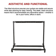 Guitar Stand 5 Holder Guitar Folding Stand Rack Band Stage Bass Acoustic Guitar V63-840371