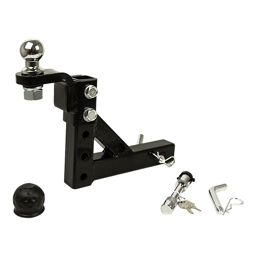 Adjustable Tow Bar Tongue Hitch 50mm Ball Drop for Trailer Caravan V63-840381