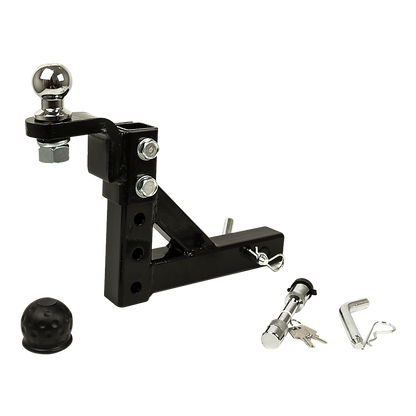 Adjustable Tow Bar Tongue Hitch 50mm Ball Drop for Trailer Caravan V63-840381