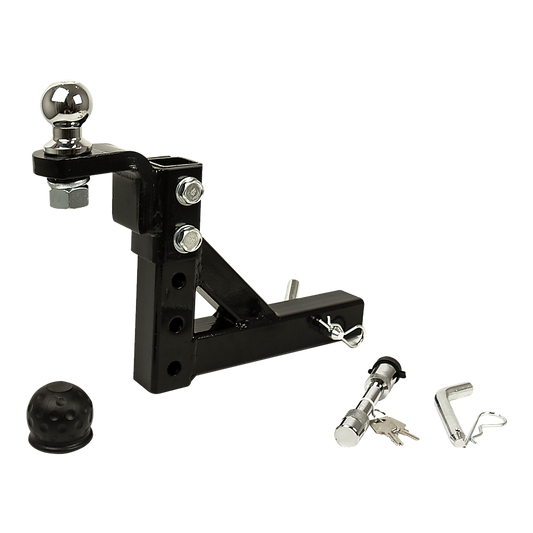 Adjustable Tow Bar Tongue Hitch 50mm Ball Drop for Trailer Caravan V63-840381