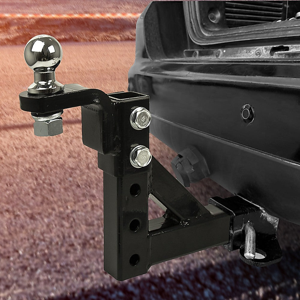 Adjustable Tow Bar Tongue Hitch 50mm Ball Drop for Trailer Caravan V63-840381