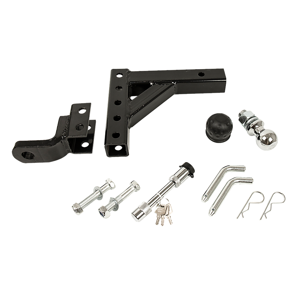 Adjustable Tow Bar Tongue Hitch 50mm Ball Drop for Trailer Caravan V63-840381