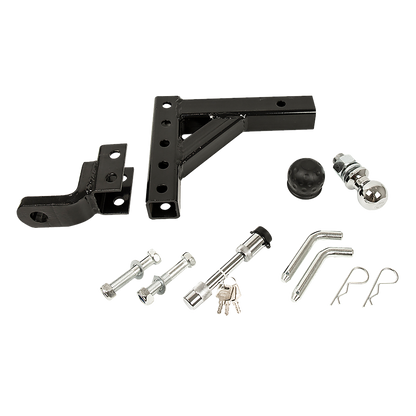 Adjustable Tow Bar Tongue Hitch 50mm Ball Drop for Trailer Caravan V63-840381