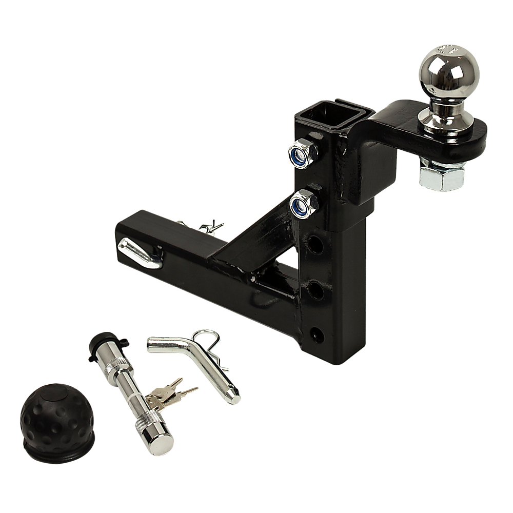 Adjustable Tow Bar Tongue Hitch 50mm Ball Drop for Trailer Caravan V63-840381