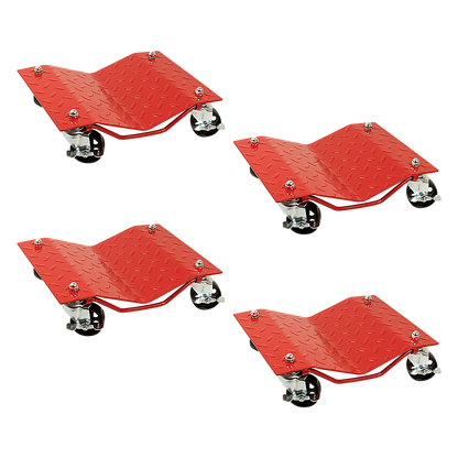 Auto Dolly Car Dolly Wheel Tire 12"x16" Skate 6000lb Repair Slide Set of (4) V63-840401