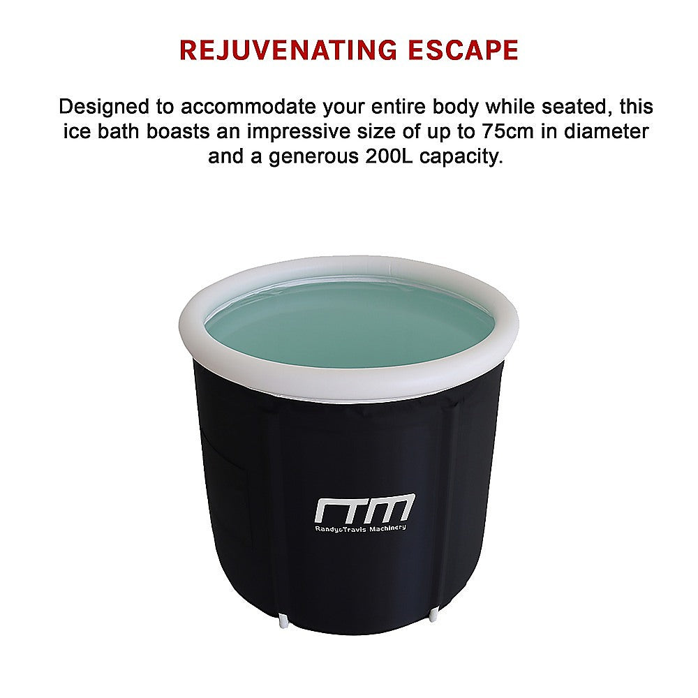Premium Portable Ice Bath Inflatable Foldable Cold Water Therapy V63-840411