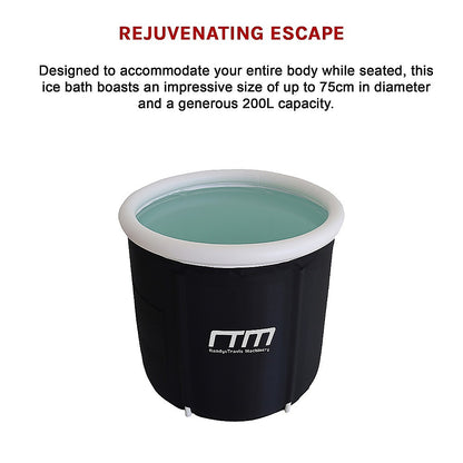 Premium Portable Ice Bath Inflatable Foldable Cold Water Therapy V63-840411