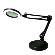 10X Magnifying Glass Desk Light Magnifier LED Lamp Reading Lamp With Base V63-840421