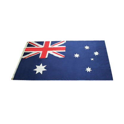 Australian Flag Heavy Duty Woven Spun Poly Australia Flag Metal Clips V63-840431