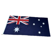 Australian Flag Heavy Duty Woven Spun Poly Australia Flag Metal Clips V63-840431