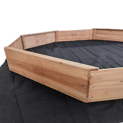 Kids Sand Pit Large Octagonal Wooden Sandpit V63-840461