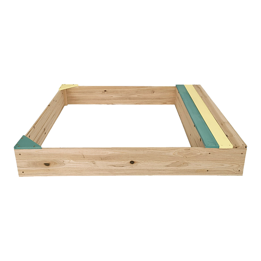 Wooden Kids Backyard Sandbox Children Outdoor Play Toy Sandpit V63-840471