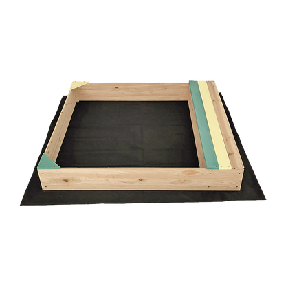 Wooden Kids Backyard Sandbox Children Outdoor Play Toy Sandpit V63-840471