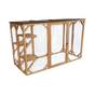 180cm Large Cat Enclosure Wooden Outdoor Cage with 3 Platforms V63-840481