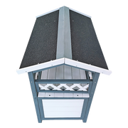 Cat House Weatherproof 2-Story Indoor Outdoor Wooden Shelter Bitumen Roof