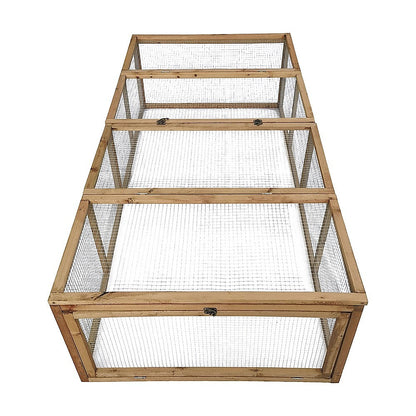 Chicken coop LARGE Run Guinea Pig Cage Villa Extension Rabbit hutch house pen V63-840511