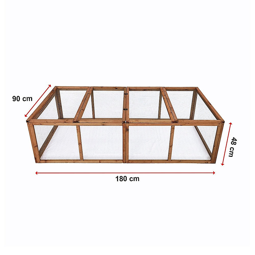 Chicken coop LARGE Run Guinea Pig Cage Villa Extension Rabbit hutch house pen V63-840511