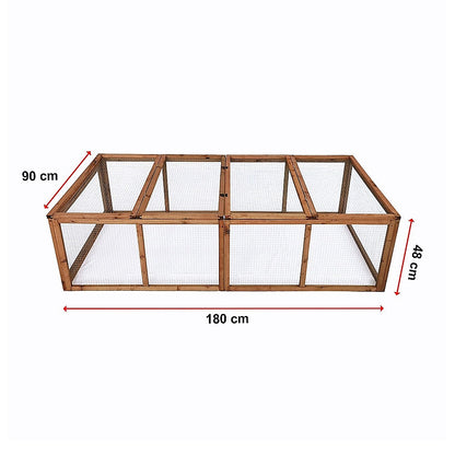 Chicken coop LARGE Run Guinea Pig Cage Villa Extension Rabbit hutch house pen V63-840511